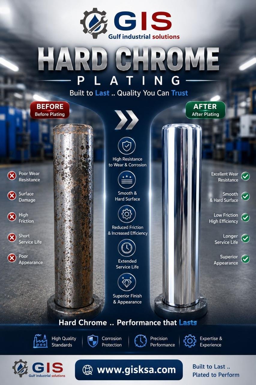 Industrial chrome plating process